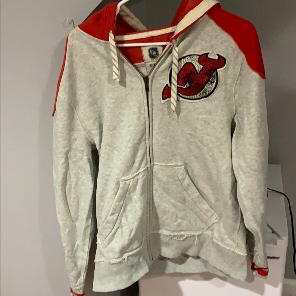 NJ Devils Men’s ZipUp Hoodie